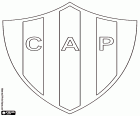 Emblema del Club Atlético Paraná, club de futbol amb seu a Paraná, ciutat a la riba del riu Paraná i capital de la província d'Entre Ríos