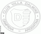 Insígnia del Club Villa Dálmine, club de futbol a Dalmine, districte de la ciutat de Campana, a la província de Buenos Aires
