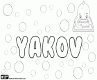 Yakov, nom de nen que correspon a Jacob, utilitzat a Rússia i Bulgària, variant de Jakov, Iakov i Yacov. També és una variant del mateix nom transliterat de l'hebreu Yaakov
