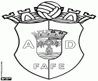 Emblema de Associação Desportiva de Fafe, AD Fafe, club de futbol a Fafe, ciutat del nord-oest de Portugal, al districte de Braga