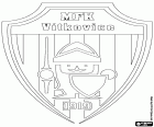 Logotip de MFK Vítkovice, club de futbol amb seu a Vítkovice, districte administratiu de la ciutat de Ostrava, la capital de la regió de Moràvia-Silèsia al nord-est de la República Txeca