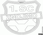 Insígnia de 1. SC Znojmo FK, 1. Sport Club Znojmo Fotbalový klub, club de futbol amb seu a Znojmo, ciutat propera a la frontera amb Àustria al sud-est de la República Txeca, situada a 55 km de Brno, a la regió de la Moravia Meridional