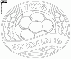 Emblema de FC Kubán Krasnodar, club de futbol a Krasnodar, ciutat al costat del riu Kuban en el sud de la Rússia europea i la capital del Krai de Krasnodar a la regió del Caucas nord