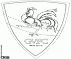 Emblema de Gil Vicente Futebol Clube, club de futbol amb seu a Barcelos, ciutat del nord de Portugal, al districte de Braga. El símbol de la ciutat és un gall, la llegenda del gall de Barcelos