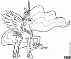La princesa Celestia és la princesa del sol, la governant del regne màgic d'Equestria, El meu petit poni