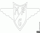 Escut del Moreirense Futebol Clube, club de futbol amb seu a Moreira de Cónegos, municipi del nord de Portugal, al districte de Braga