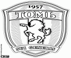 Escut de FK Tom Tomsk, club de futbol a Tomsk, una ciutat de Sibèria a la vora del riu Tom i capital de la província de Tomsk
