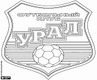 Logotip de FK Ural, club de futbol a Yekaterinburg, ciutat asiàtica de Rússia Central i capital de l'Óblast de Sverdlovsk el Districte Federal dels Urals