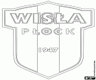 Logotip de Wisła Płock, club esportiu de Płock, ciutat a la riba del riu Vístula en el Voivodat de Masòvia, al centre de Polònia