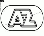 Logotip de Zaanstreek Alkmaar, AZ Alkmaar, club de futbol amb seu a Alkmaar, ciutat al nord-oest dels Països Baixos, a la província d'Holanda Septentrional. Alkmaar és una ciutat turística famosa pel seu mercat de formatges