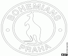 Escut de Bohemians Praha, club de futbol amb seu al districte de Vršovice, a la ciutat de Praga, la capital de la República Txeca