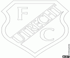 Logotip de Utrecht Futbol Club, club de futbol amb seu a Utrecht, la quarta ciutat més poblada dels Països Baixos i la capital de la província homònima. Utrecht és la seu de la universitat més prestigiosa del país