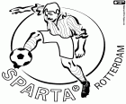 Emblema de Sparta Rotterdam, club de futbol amb seu a Rotterdam, important ciutat portuària situada a l'oest dels Països Baixos. Rotterdam és la ciutat més poblada a la província d'Holanda Meridional