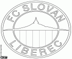 Escut del FC Slovan Liberec, club de futbol amb seu a Liberec, a prop de les fronteres amb Alemanya i Polònia, al nord de la República Txeca