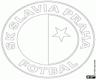 Insígnia del Slavia Praga, Sportovní klub Slavia Praha Fotbal AS, club de futbol en un club esportiu amb seu a Praga, la ciutat més poblada i la capital de la República Txeca