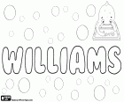 Williams, nom masculí en anglès, variant de William. També és un cognom català