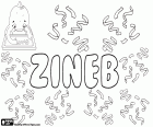 Zineb, nom de nena en berber, variant del nom àrab Zaynab i Zainab