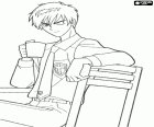 Touya Kinomoto amb l'uniforme escolar, un personatge de Sakura Cardcaptor
