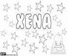 Xena, nom de noia, variant de Xenia