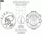 L'Ajax Amsterdam contra el Manchester United, la final de la UEFA Europa League 2016-2017, dimecres 24 de maig 2017, Friends Arena a Estocolm, Suècia