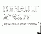 El logotip de Renault Sport F1 Team, un equip de Fórmula 1