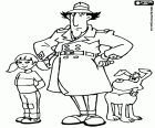 El despistat Inspector Gadget, la seva neboda Sophie i el seu gos són els tres protagonistes