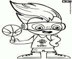 Sam Dunk és la mascota de l'EuroBasket de 2017. Sam Dunk és un superheroi de bàsquet, un personatge creat per la imaginació d'un noi jove que és un gran fan de bàsquet