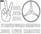 Lewis Hamilton, el pilot britànic ha guanyat el seu quart títol de campió del món de Fórmula 1. És el tercer títol mundial amb l'equip Mercedes, 2014, 2015 i 2017. El seu primer títol va ser el 2008 amb l'equip McLaren
