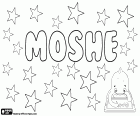 Moshe, nom masculí d'origen bíblic, variant del nom hebreu, Mosheh, correspon a Moisès