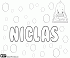 Niclas, nom masculí utilitzat a Suècia i altres països nòrdics, variant de Niklas. Niclas, variant de Nicholas en gal·lès