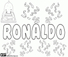 Ronaldo, nom de noi en portuguès, variant de Reinaldo, nom d'origen germànic, derivat de Raginald