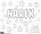 Narek, nom masculí amb origen armeni, variant de Nareg