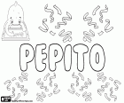 Pepito, nom masculí en castellà, diminutiu de José, Josep, variant de Pepe