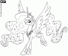 Princesa Celestia, governant de Equestria, un personatge principal de My Little Pony