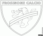 Emblema de Frosinone Calcio, un club de futbol italià de Frosinone, ciutat del Laci a Itàlia Central