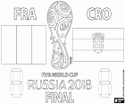 França vs Croàcia. Final de la Copa del Món de Futbol de Rússia 2018. Estadi Olímpic de Luzhniki, Moscou, 15 de juliol de 2018