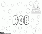 Rob, nom de noi en anglès i en holandès, diminutiu de Robert. També d'altres noms masculins com Robin o Robyn