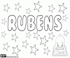 Rubens, nom masculí en portuguès, variant de Rúben i Rubem