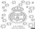 El Real Madrid CF és el campió 2019-2020 a la Liga. Aquest és el 34è títol de campió de lliga en la seva història