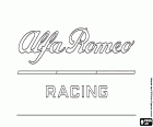 Logo d'un equip de Fórmula 1, Alfa Romeo Racing