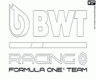 Logotip d'un equip de curses de motor, BWT Racing Point F1 Team