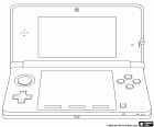 Una consola de videojocs o una videoconsola, un petit dispositiu electrònic amb dues pantalles. Un clar exemple d'informàtica aplicada a l'entreteniment desenvolupat per Nintendo