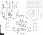 La final de la Lliga de Campions femenina de la UEFA 2021-2022 entre el FC Barcelona i l'Olympique de Lió, dissabte 21 de maig de 2022, a l'estadi de la Juventus de Torí, Itàlia