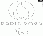 Logotip dels Jocs Paralímpics d'Estiu de París 2024 que se celebraran del 28 d'agost al 8 de setembre del 2024 a la capital francesa