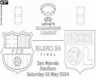 La final de la UEFA Women's Champions League 2023-2024 entre el FC Barcelona i l'Olympique de Lió, dissabte 25 de maig del 2024, a l'estadi San Mamés de Bilbo - Bilbao, Euskadi o País Basc, Espanya