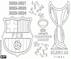 El Barça ha revalidat el títol de la UEFA Women's Champions League la temporada 2023-2024, després de superar per primera vegada l'Olympique de Lió per 2-0 amb gols d'Aitana Bonmatí i Alexia Putellas a les ordres de Jonathan Giráldez. Aquest és el tercer campionat guanyat per l'equip blaugrana a la màxima competició europea. En la tercera final disputada contra el club de Lió, la final més repetida de la història, els blaugrana van aconseguir la victòria en trencar el domini absolut dels frances