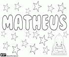 Matheus, nom portuguès per a nen al Brasil, Mateus a Portugal, derivat del nom hebreu Mattityahu, el seu significat és Regal de Yahweh