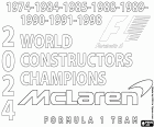 L'equip britànic McLaren és el nou campió del Campionat del Món de Constructors de F1 la temporada 2024 amb els pilots Lando Norris i Oscar Piastri. Aquest és el novè títol guanyat per l'equip de Woking, els campionats anteriors van ser els anys 1974, 1984, 1985, 1988, 1989, 1990, 1991 i 1998