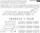 L'escuderia britànica McLaren ha revalidat el títol de campió del Campionat Mundial de Constructors de la F1 a la temporada 2025 amb el campió Lando Norris i el tercer del podi de pilots, Oscar Piastri. Aquest és el desè títol aconseguit per l'escuderia de Woking, els anteriors campionats van ser els anys 1974, 1984, 1985, 1988, 1989, 1990, 1991, 1998 i 2024