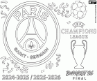 Pintar PSG, campions x2 de la Champions League 
